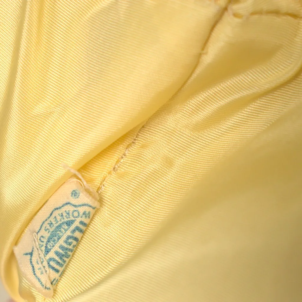 1960s Yellow Big Button Coat