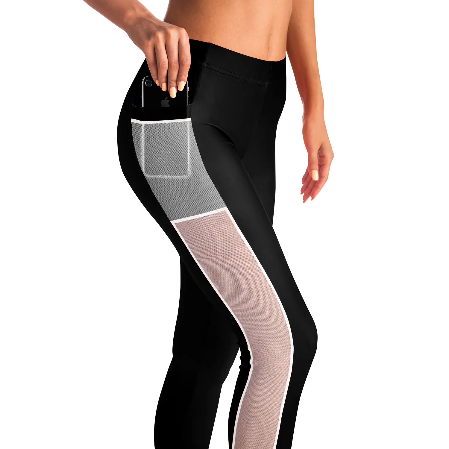Athletic Apparatus Black WL V1 Mesh Pocket Legging