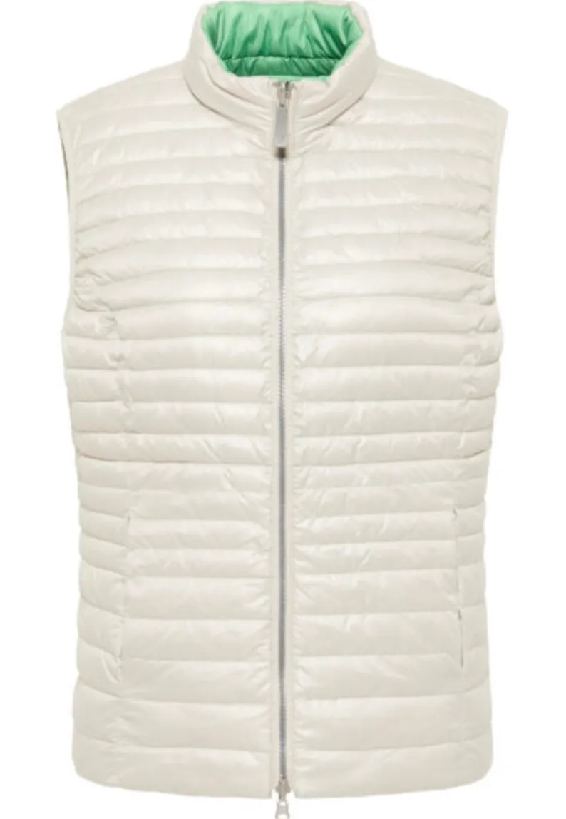 Barbara Lebek Womens reversible gilet - green