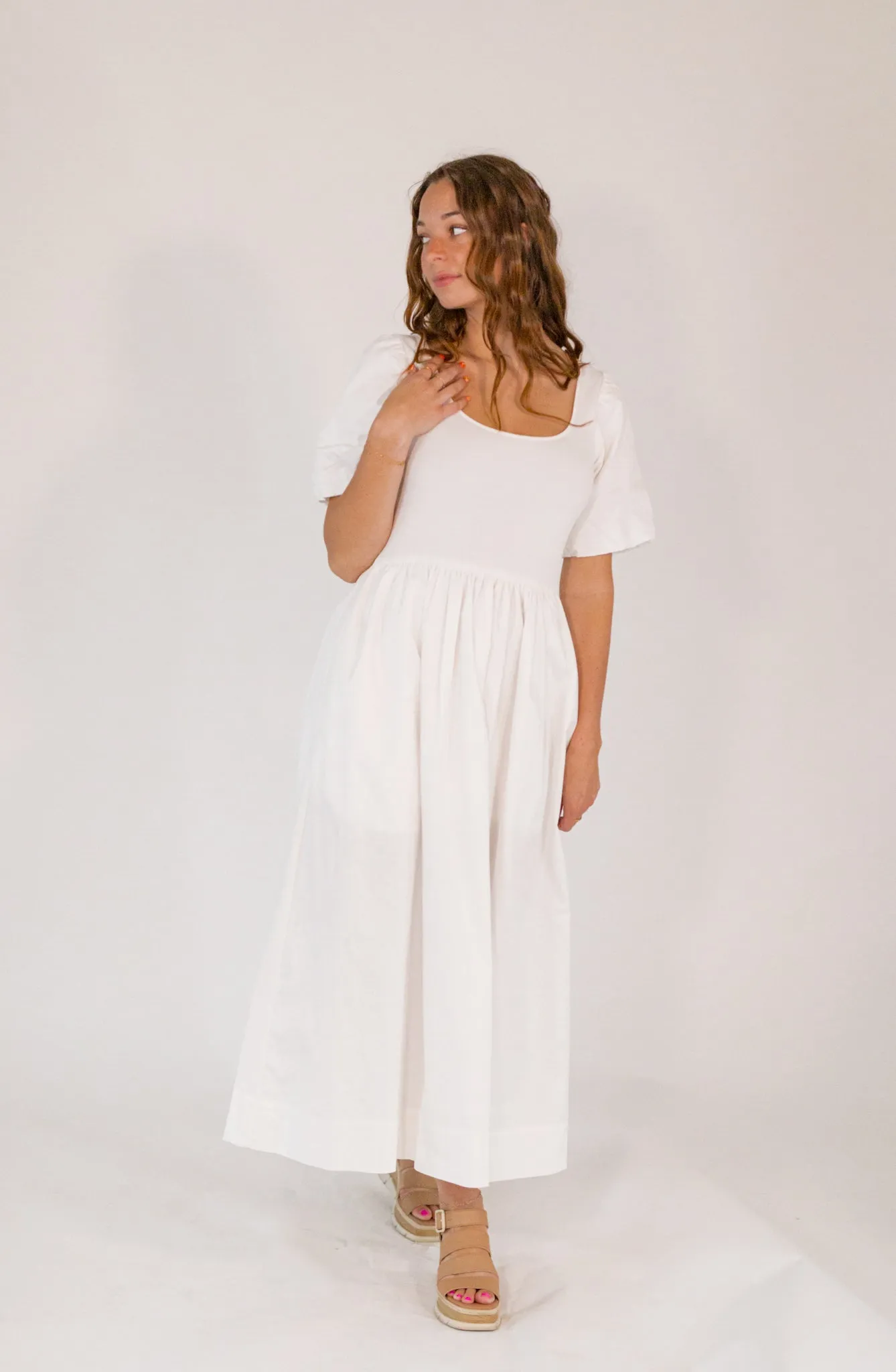 Carnegie Mixed Media Dress