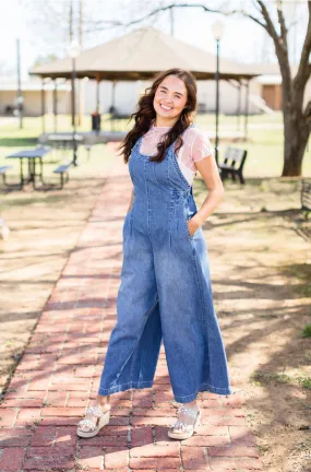 Denim Overall Jumpsuit