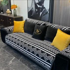 Fashion Leather Four Seasons Chenille Non-slip Sofa Cushion sofa cover