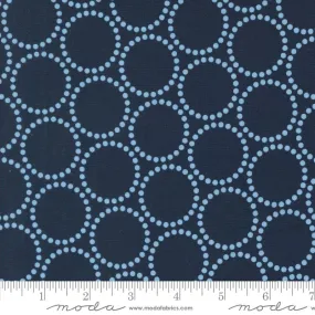 Moda Love Letter Bracelet Dots Peacoat Fabric