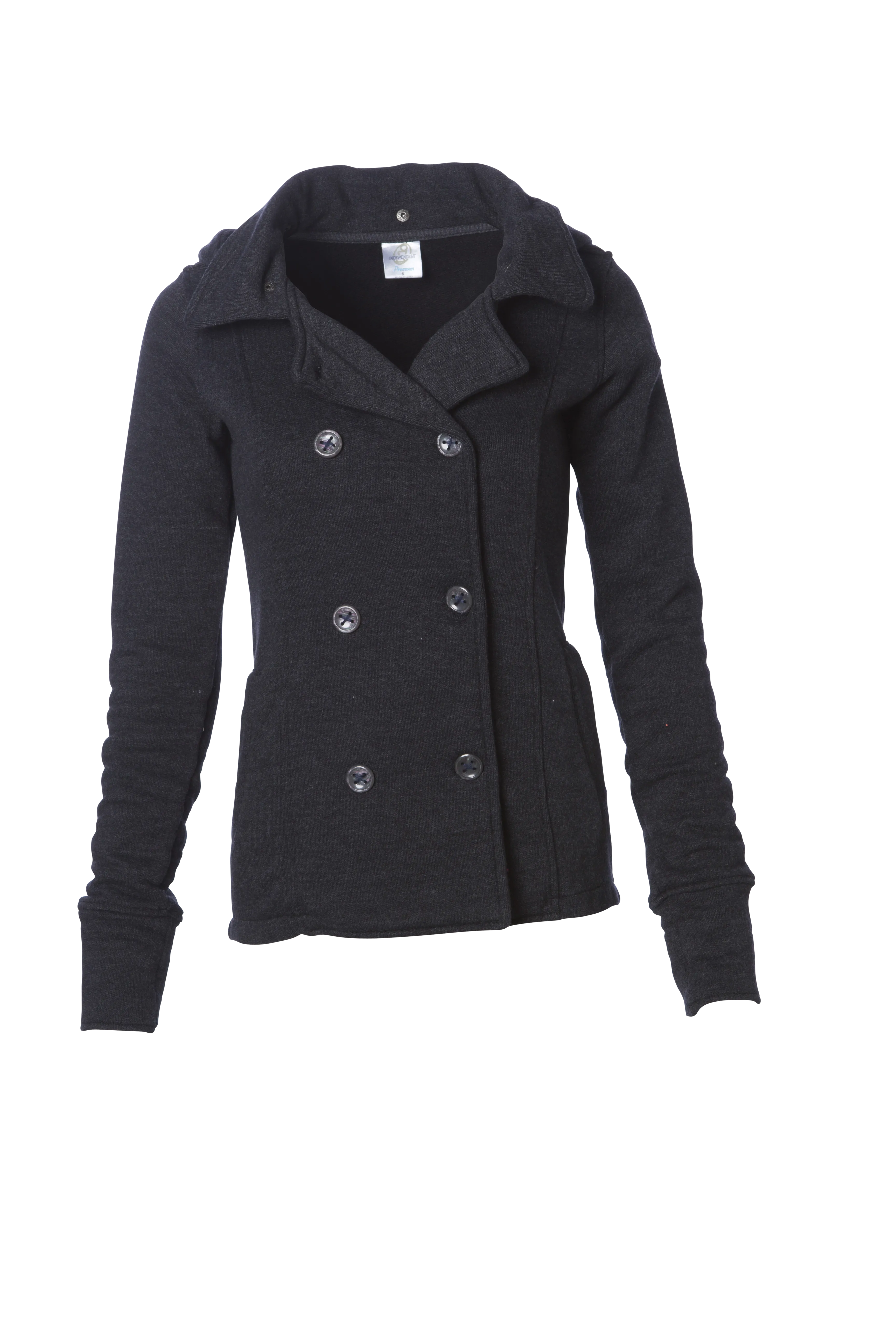 PRM350PC - Women's French Terry Peacoat