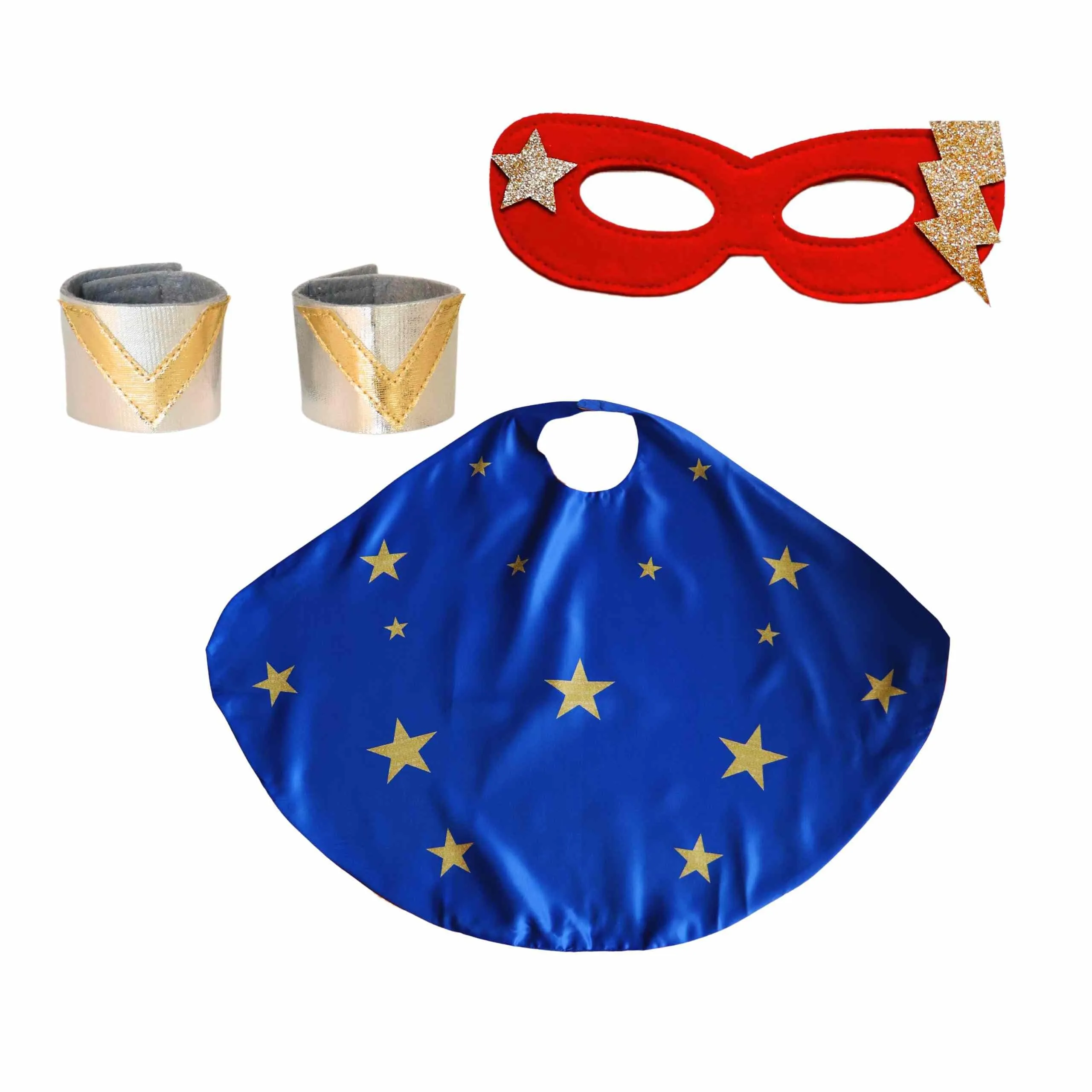 Superhero Star Power Cape Set - Blue