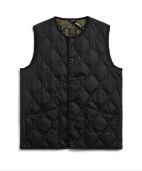 Taion, Military Crew Neck Down Vest | Black